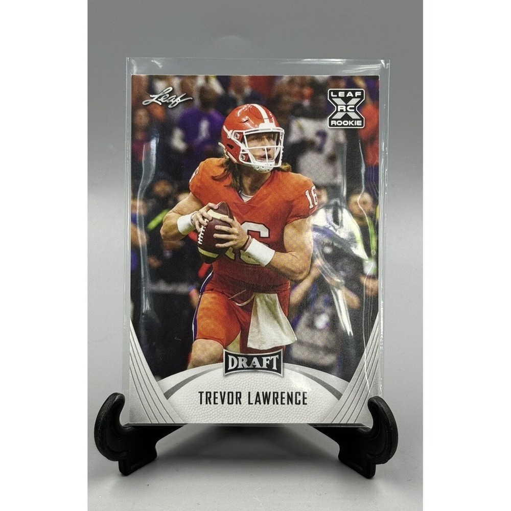 2021 Leaf Draft #01‎ Trevor Lawrence RC Rookie Jaguars Clemson